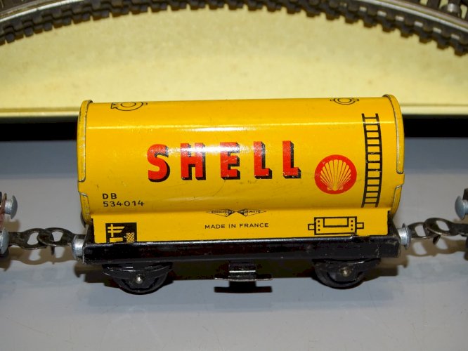 -COFFRET TRAIN GEM HO CIRCUIT D2 ELECTRIQUE JOUET ANCIEN COLLECTION GRENIER  D