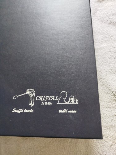 Coffret verres à eau en cristal 