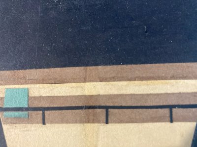 Collage 1950 École Américaine Art A Identifier Atelier Mixte XXe