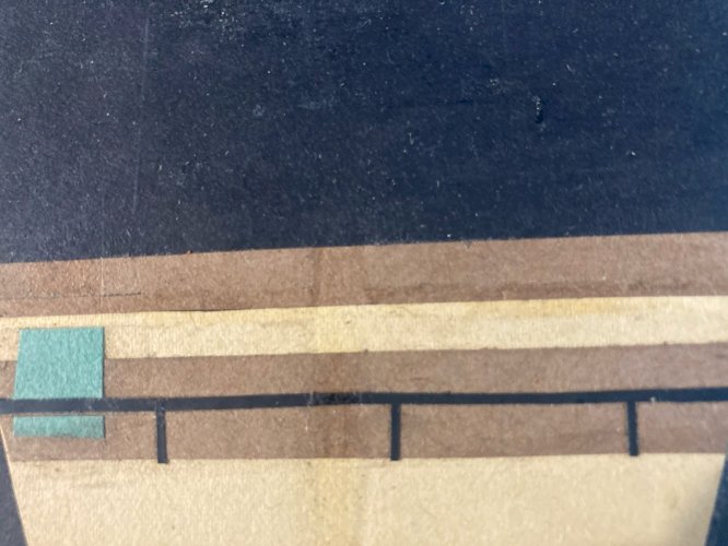 Collage 1950 École Américaine Art A Identifier Atelier Mixte XXe