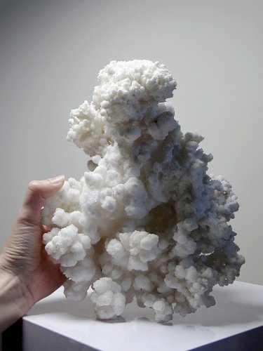 Collection minérale ancien specimen d'Aragonite blanche de Mexique +3,2kg