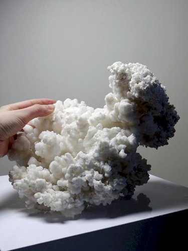 Collection minérale ancien specimen d'Aragonite blanche de Mexique +3,2kg