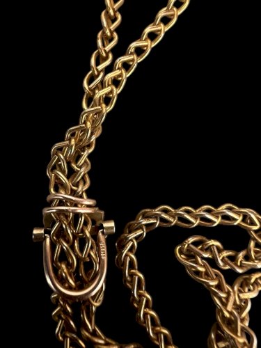 collier ajustable Art nouveau (1890/1910)-Arrêt de sautoir ancien Déposé