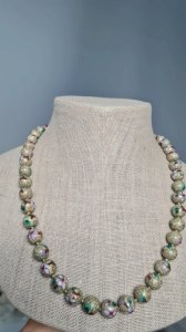 Collier ancien cloisonné - collier émaillé