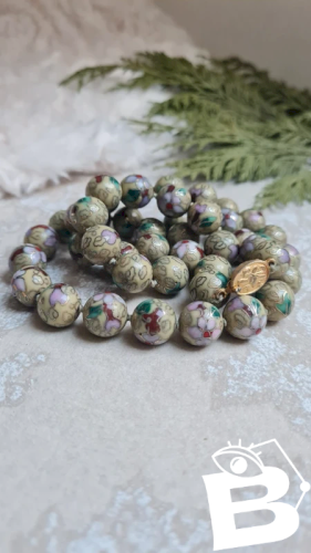 Collier ancien cloisonné - collier émaillé