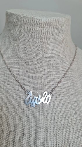 Collier  avec prénom oriental en argent 925