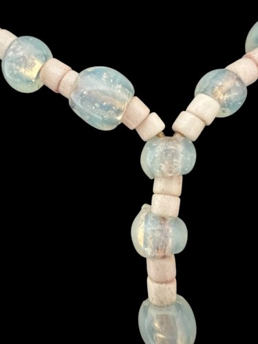 Collier Civilisation Ancienne Style Archéologie  Perles Verre A Authentifier