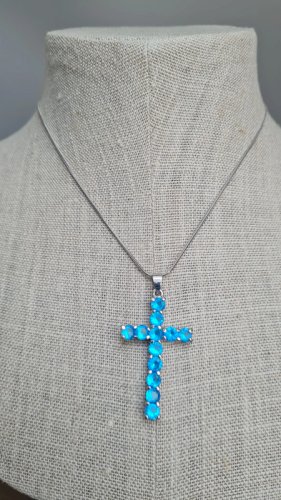 collier croix religieuse 18kGP