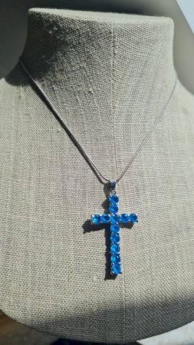 collier croix religieuse 18kGP