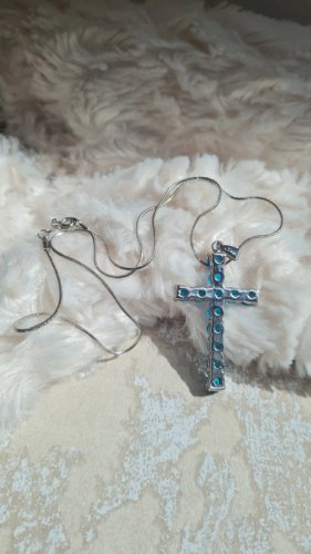 collier croix religieuse 18kGP