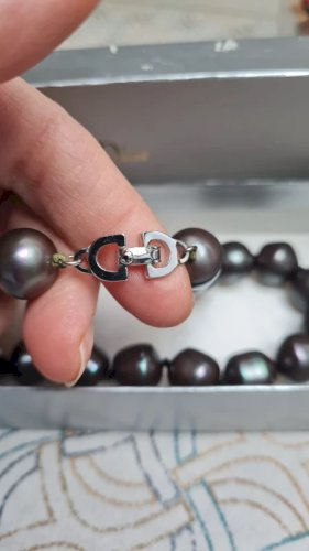 Collier DIOR vintage fausses perles - ras de cou Dior