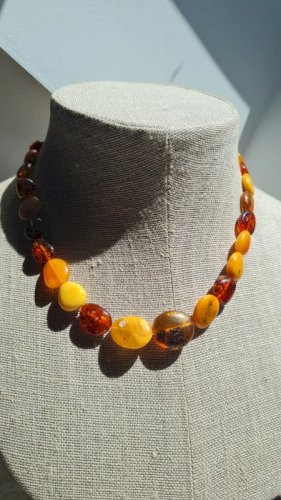 Collier en Ambre 4 couleurs