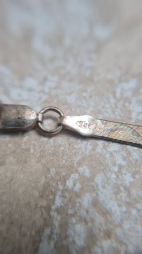 collier en argent 925 maille plate