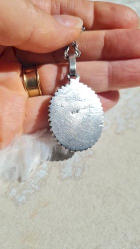 collier en argent et pierre lazuli