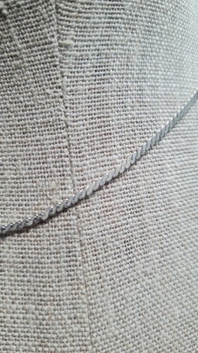 Collier en argent maillons plats