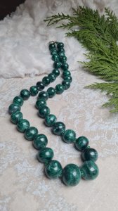 Genuine malachite necklace - lithotherapy