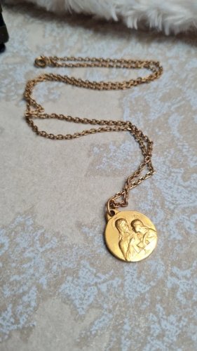 Collier et médaille de jésus signée Lasserre - en plaqué Or (Fix et Galy )