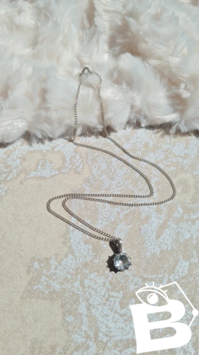 collier et pendentif Solitaire en argent