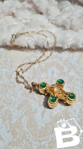 Collier Fantaisie croix épaisse