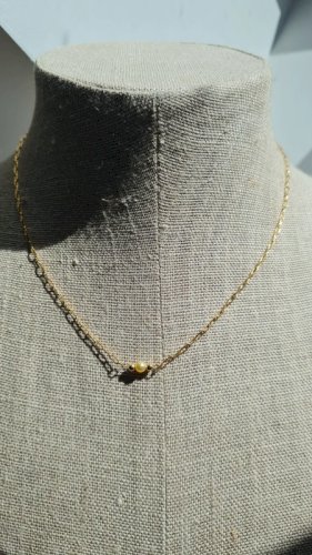 Collier fantaisie  très fin doré
