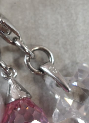 Collier FBM Friedrich Binder + pendentif charms, en argent massif