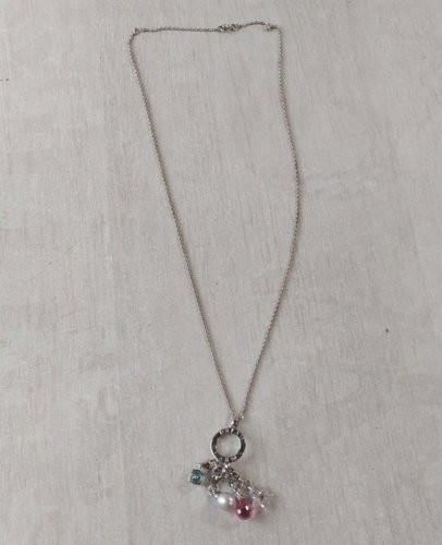 Collier FBM Friedrich Binder + pendentif charms, en argent massif