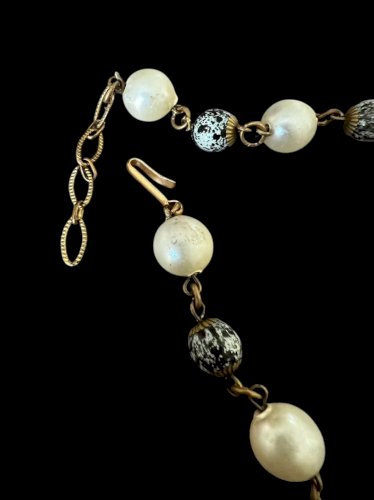 Collier Haute Couture Vintage Fashion Perles CIS Cissy Zoltowska Mid Century