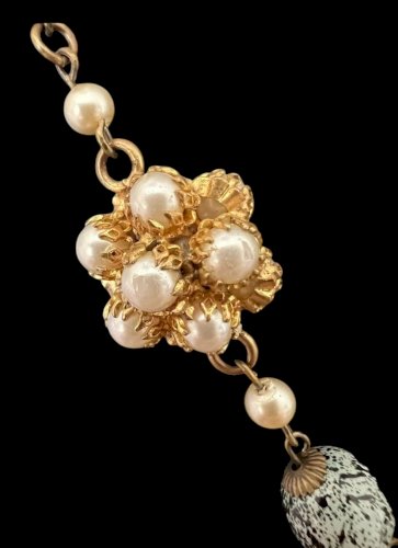 Collier Haute Couture Vintage Fashion Perles CIS Cissy Zoltowska Mid Century