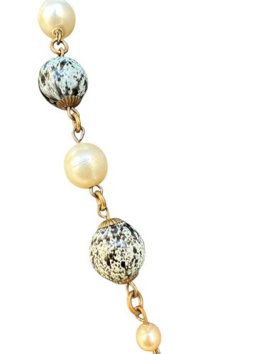 Collier Haute Couture Vintage Fashion Perles CIS Cissy Zoltowska Mid Century