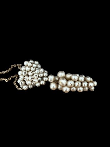 Collier Haute Couture Vintage Fashion Perles Grappe Louis Rousselet 1930/1950