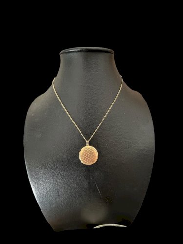 collier Médaillon souvenir XIXe siècle Ancien Charme  Amour Antic Locket