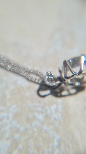 collier Murat et pendentif Solitaire en argent ancien