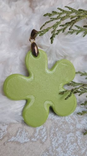 Collier oversize fleur style sixties