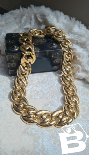 collier Oversize - ras de cou - vintage- collier fantaisie