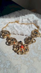Collier oversize vintage Claire Deve Années 80