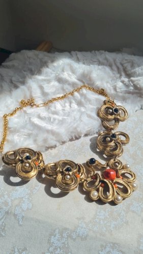 Collier oversize vintage Claire Deve Années 80