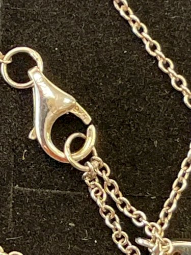 Collier papillon argent