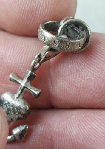 Collier + pendentif croix camarguaise, Thomas Sabo, en argent massif