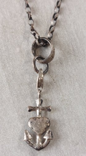 Collier + pendentif croix camarguaise, Thomas Sabo, en argent massif