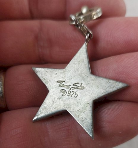 Collier + pendentif étoile, Thomas Sabo, en argent massif