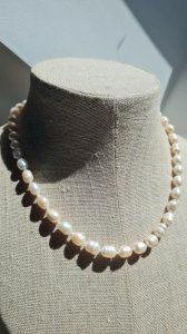 Collier perles deau douce vintage