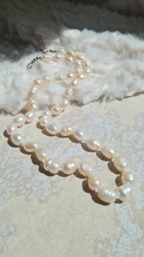 Collier perles deau douce vintage