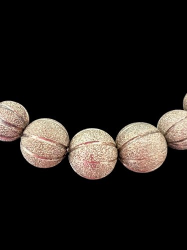 Collier perles en Chute Graduée metal argenté vintage Chic Elegant Classique