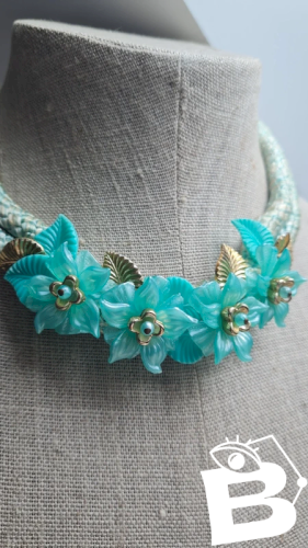 Collier Pin Up - ras de cou kitsch années 60/70 vintage love