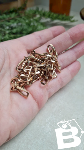 collier plaqué or- maille Figaro vintage