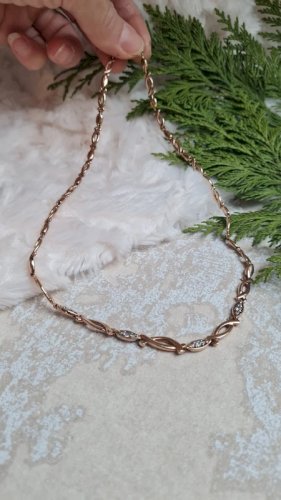 Collier plaqué or Masque et saphir