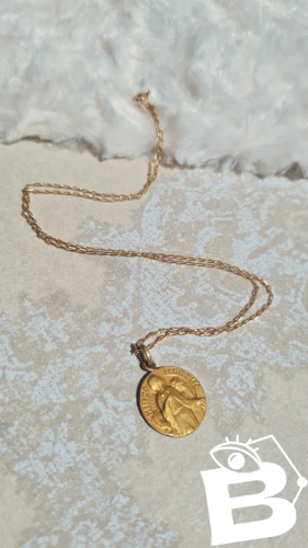 Collier plaqué or -sainte Marthe