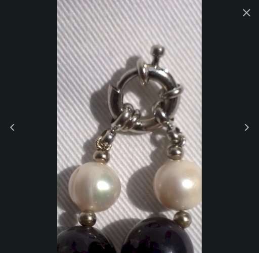 collier raffiné pierre précieuse améthyste naturelle et perle de culture