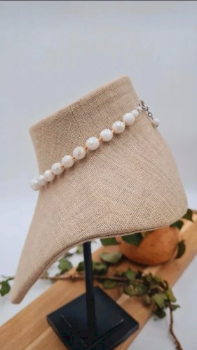 collier -ras de cou - ancien - collier fantaisie en verre multi-facettes