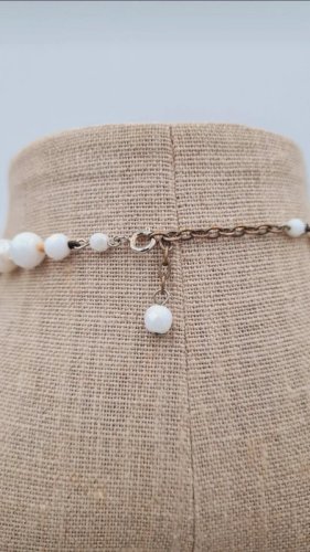 collier -ras de cou - ancien - collier fantaisie en verre multi-facettes